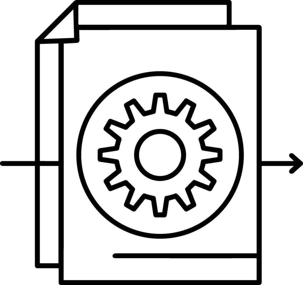 engranaje ajuste símbolo icono vector imagen. ilustración de el industrial rueda máquina mecanismo diseño imagen