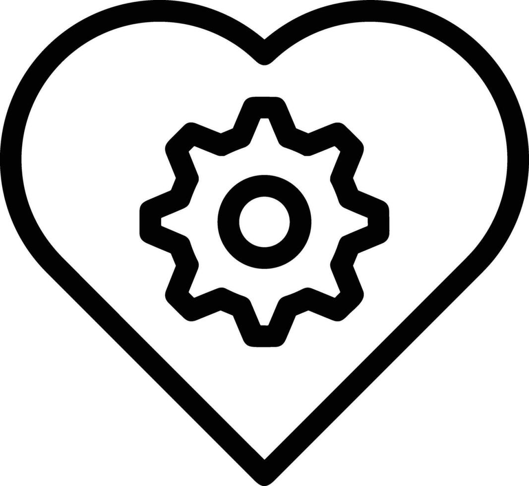 Gear setting symbol icon vector image. Illustration of the industrial wheel mechine mechanism design image