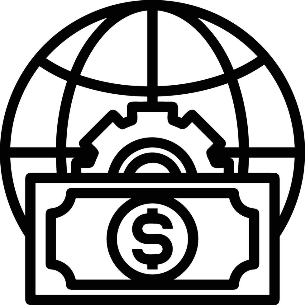 Gear setting symbol icon vector image. Illustration of the industrial wheel mechine mechanism design image