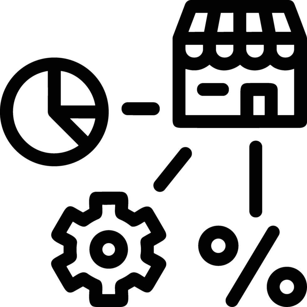 Gear setting symbol icon vector image. Illustration of the industrial wheel mechine mechanism design image