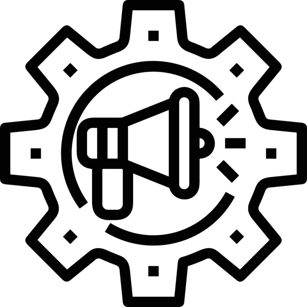 Gear setting symbol icon vector image. Illustration of the industrial wheel mechine mechanism design image