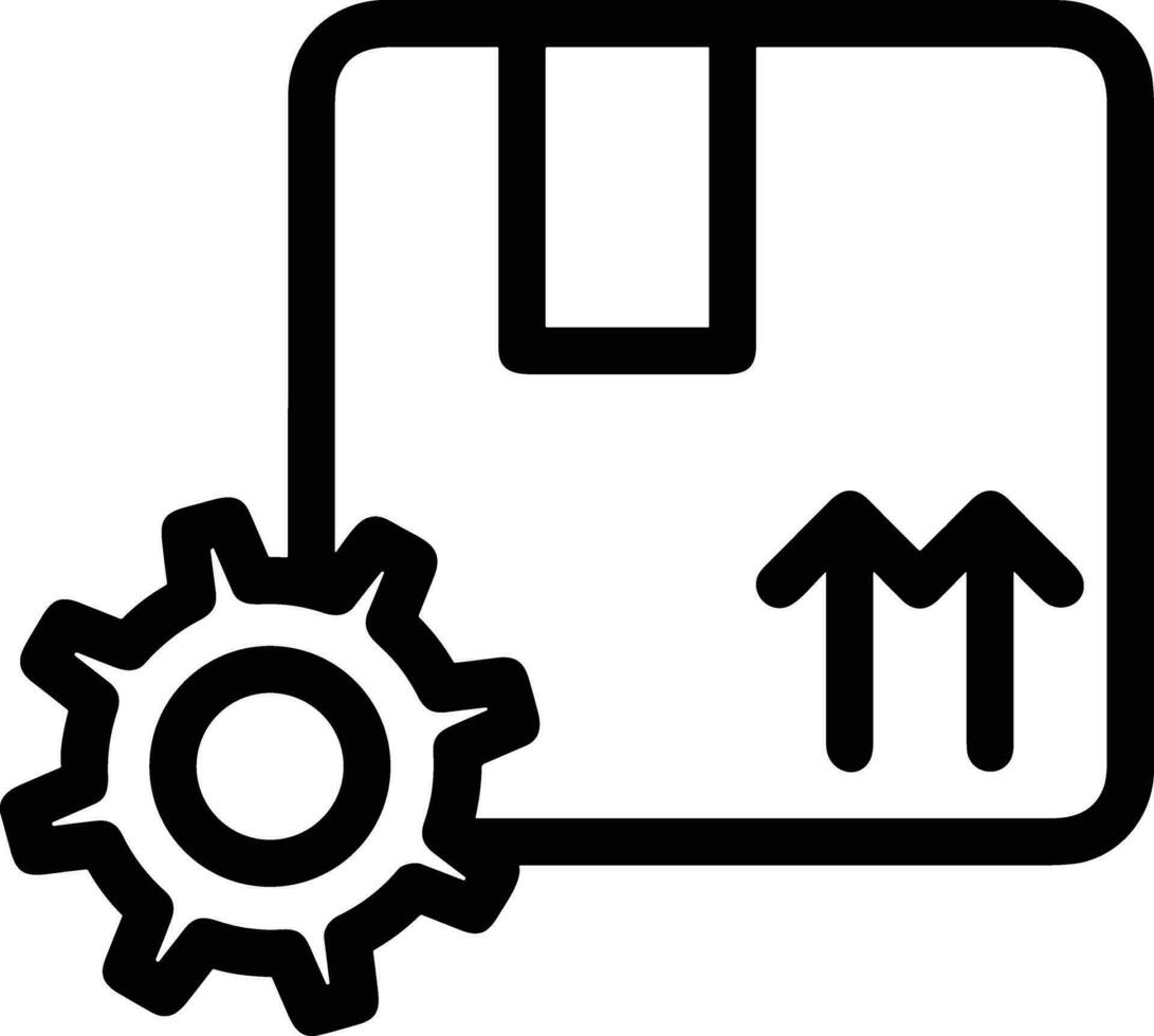 Gear setting symbol icon vector image. Illustration of the industrial wheel mechine mechanism design image