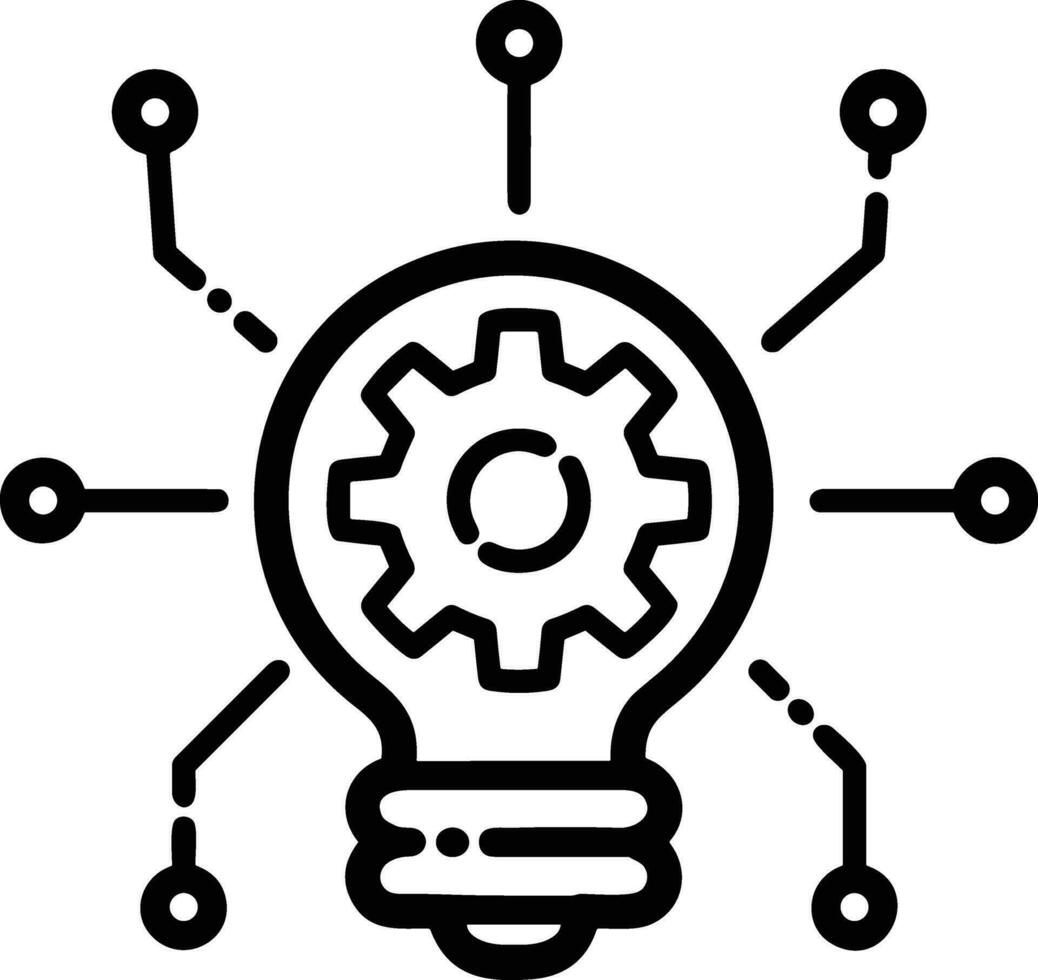 Gear setting symbol icon vector image. Illustration of the industrial wheel mechine mechanism design image