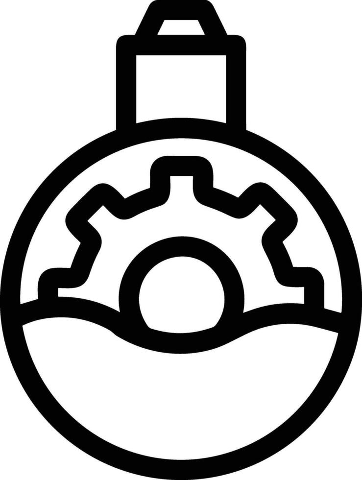 Gear setting symbol icon vector image. Illustration of the industrial wheel mechine mechanism design image