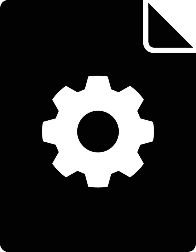 Gear setting symbol icon vector image. Illustration of the industrial wheel mechine mechanism design image