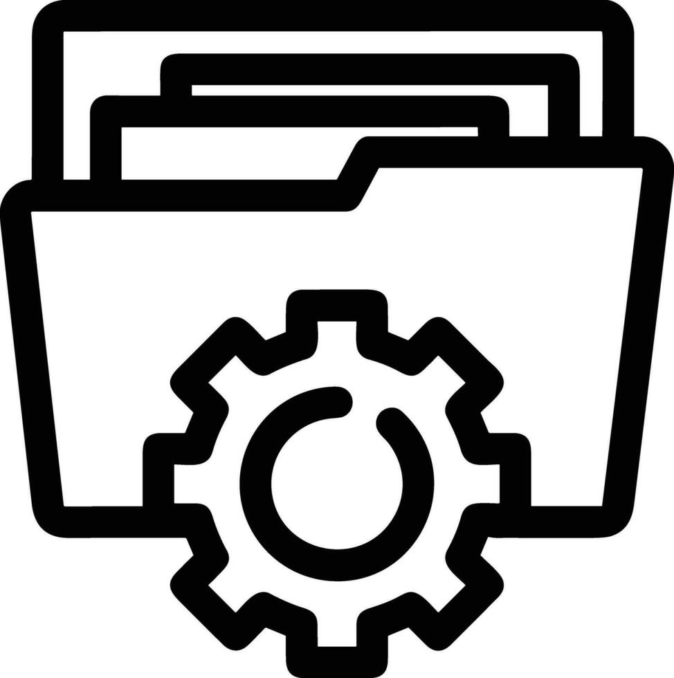 Gear setting symbol icon vector image. Illustration of the industrial wheel mechine mechanism design image