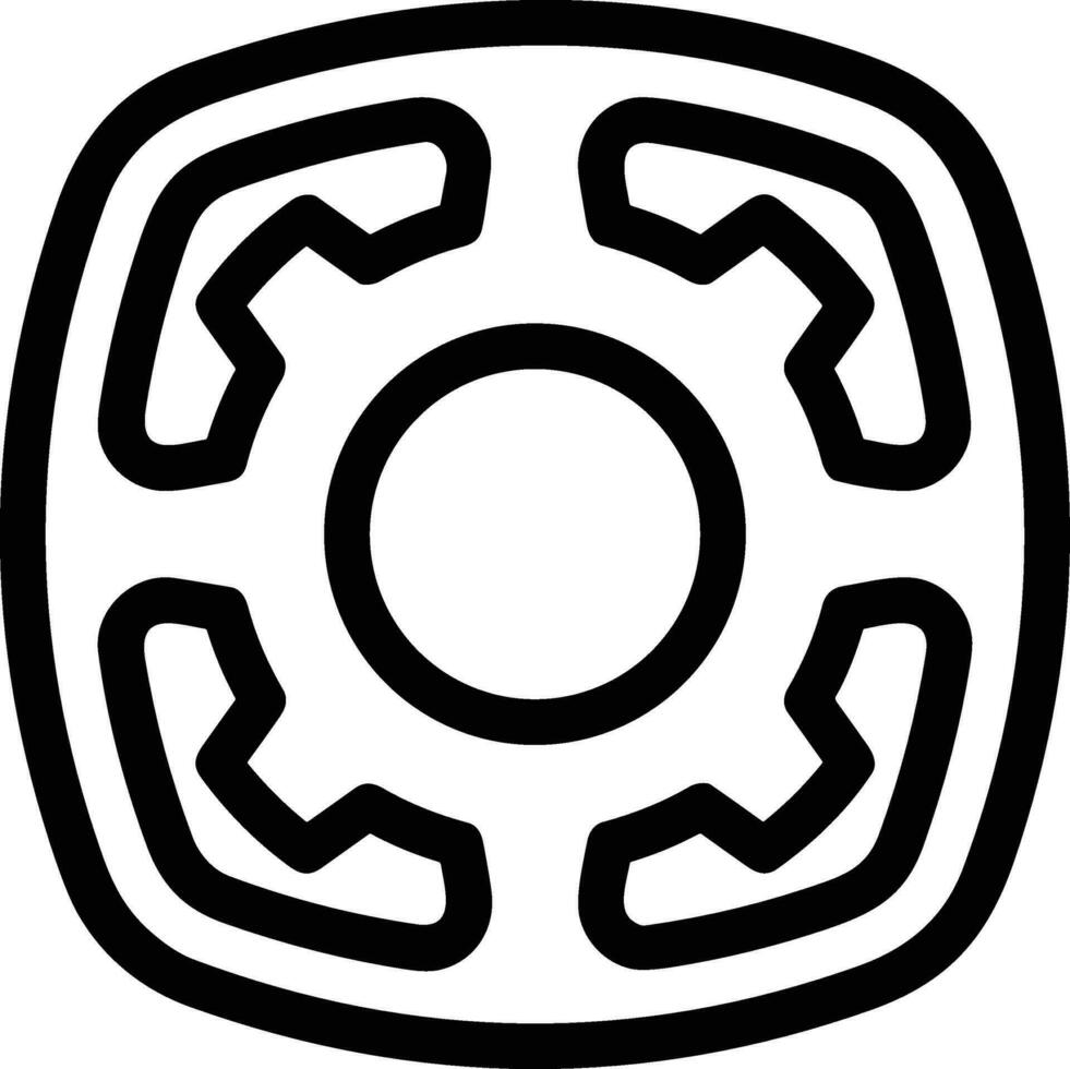 Gear setting symbol icon vector image. Illustration of the industrial wheel mechine mechanism design image