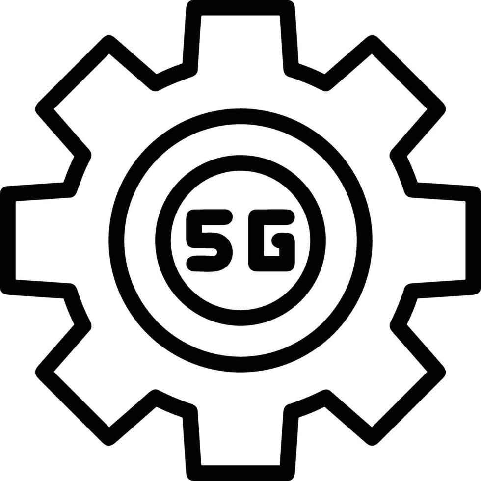 Gear setting symbol icon vector image. Illustration of the industrial wheel mechine mechanism design image