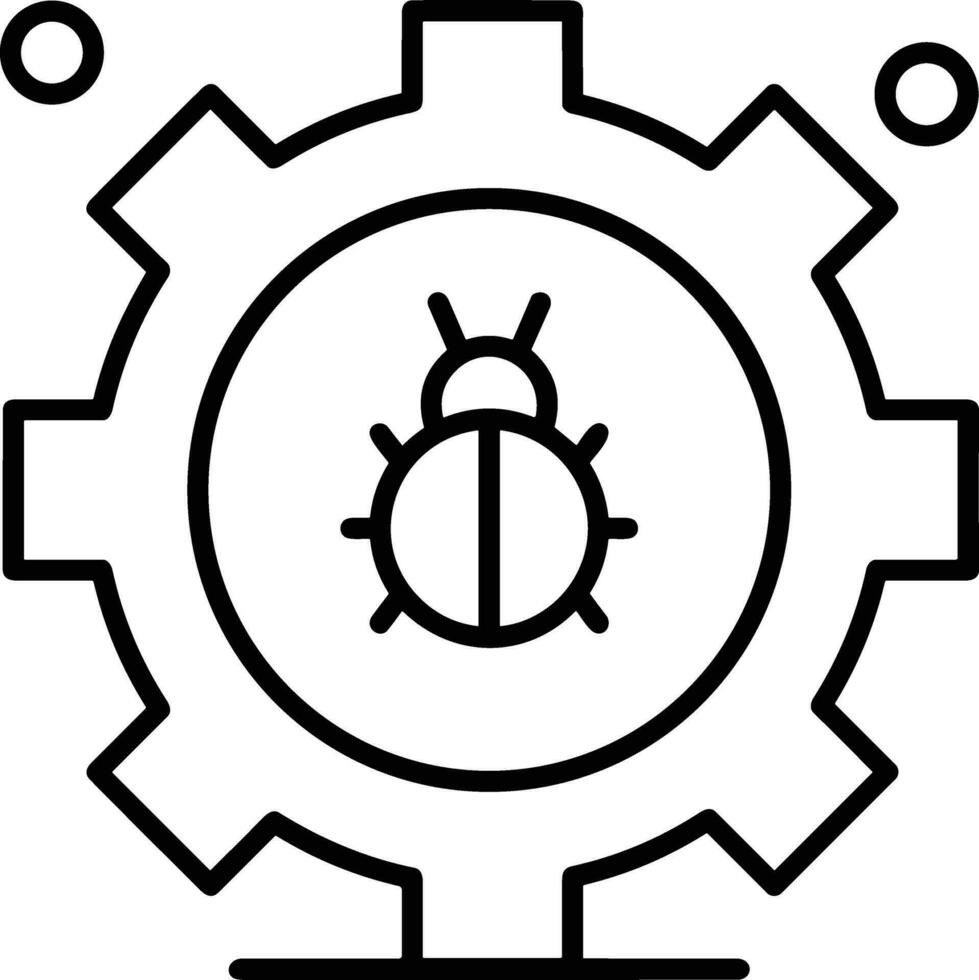 Gear setting symbol icon vector image. Illustration of the industrial wheel mechine mechanism design image