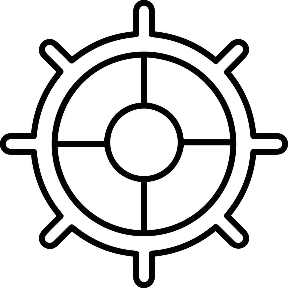 Gear setting symbol icon vector image. Illustration of the industrial wheel mechine mechanism design image