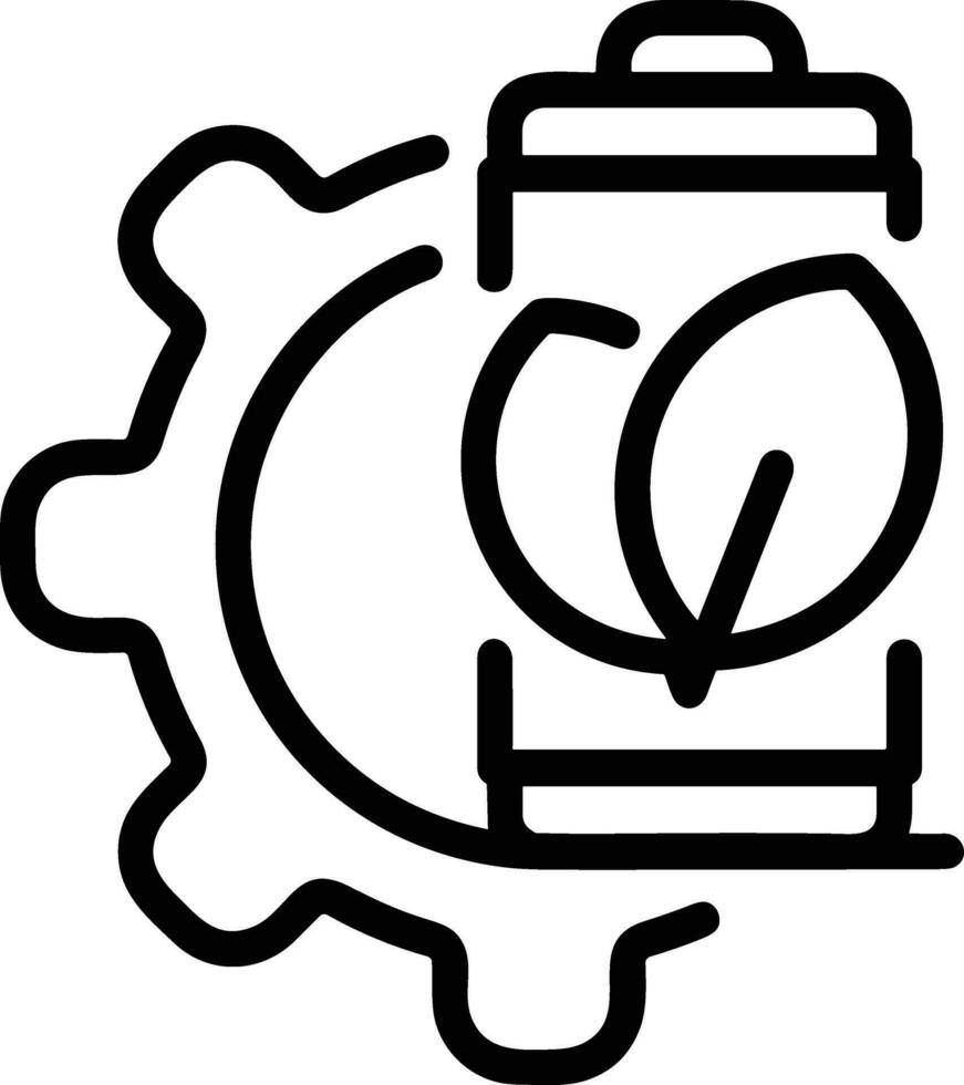 Gear setting symbol icon vector image. Illustration of the industrial wheel mechine mechanism design image
