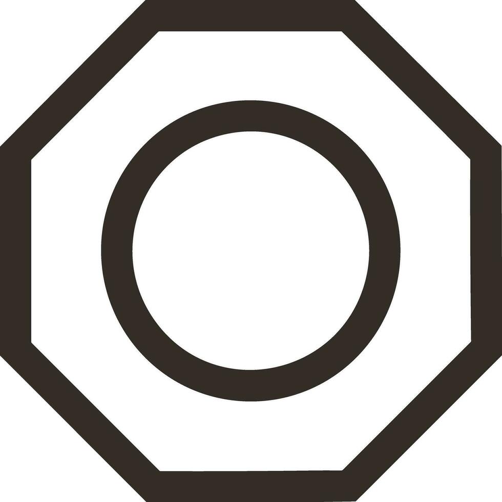 Gear setting symbol icon vector image. Illustration of the industrial wheel mechine mechanism design image