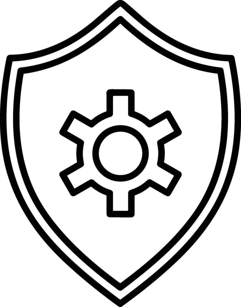 Gear setting symbol icon vector image. Illustration of the industrial wheel mechine mechanism design image