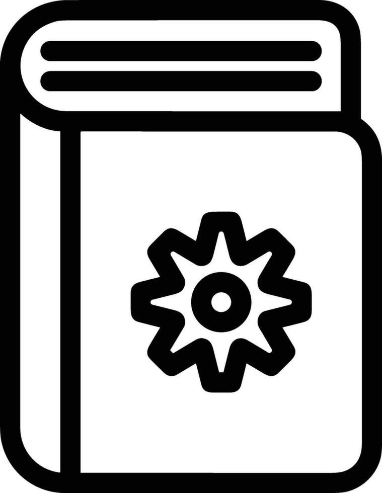 Gear setting symbol icon vector image. Illustration of the industrial wheel mechine mechanism design image