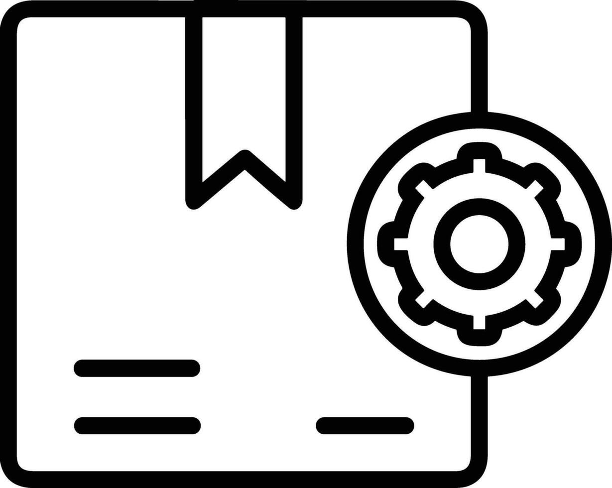 Gear setting symbol icon vector image. Illustration of the industrial wheel mechine mechanism design image