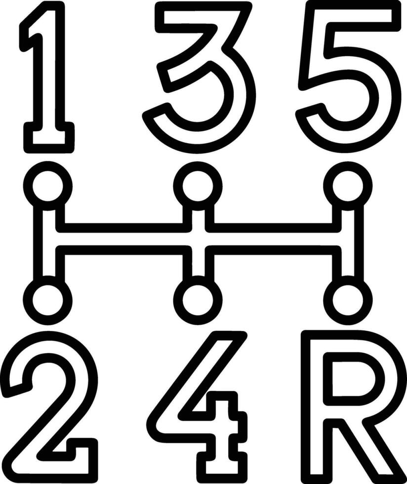 Gear setting symbol icon vector image. Illustration of the industrial wheel mechine mechanism design image