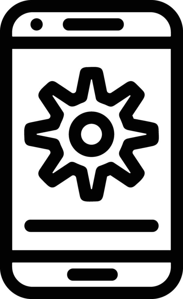 Gear setting symbol icon vector image. Illustration of the industrial wheel mechine mechanism design image