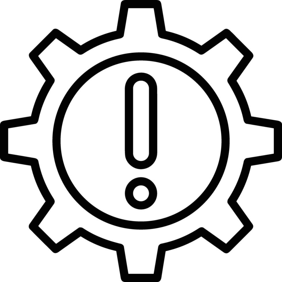 Gear setting symbol icon vector image. Illustration of the industrial wheel mechine mechanism design image