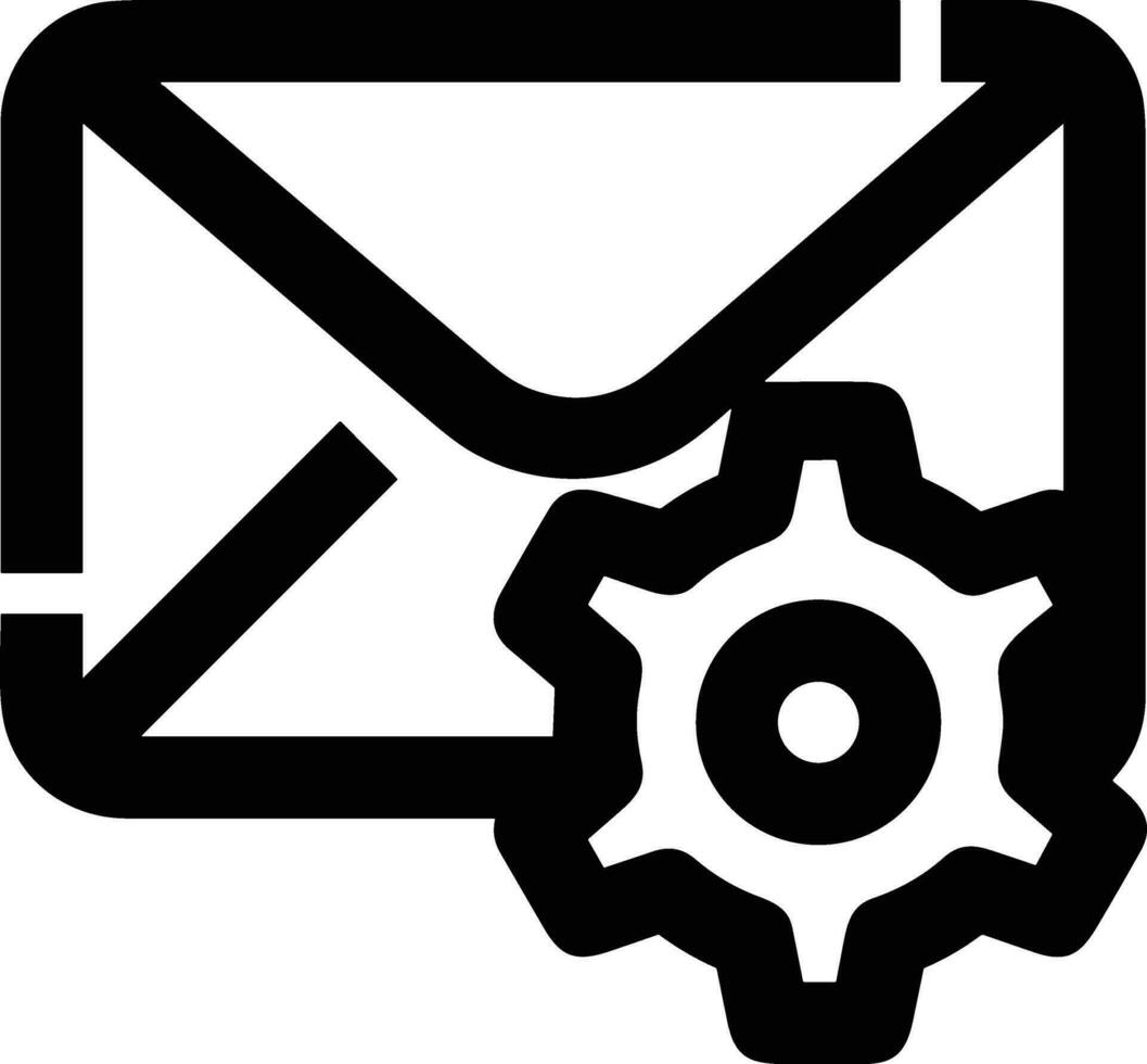 Gear setting symbol icon vector image. Illustration of the industrial wheel mechine mechanism design image