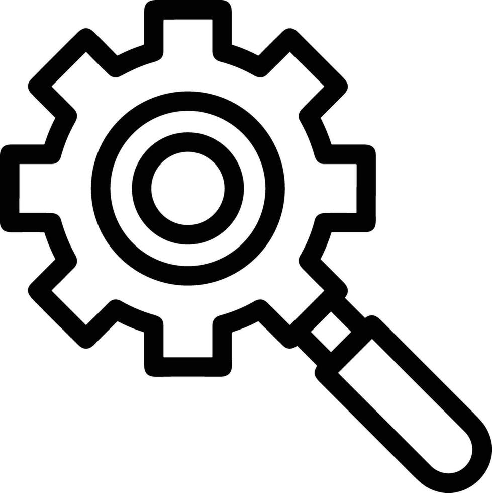 Gear setting symbol icon vector image. Illustration of the industrial wheel mechine mechanism design image