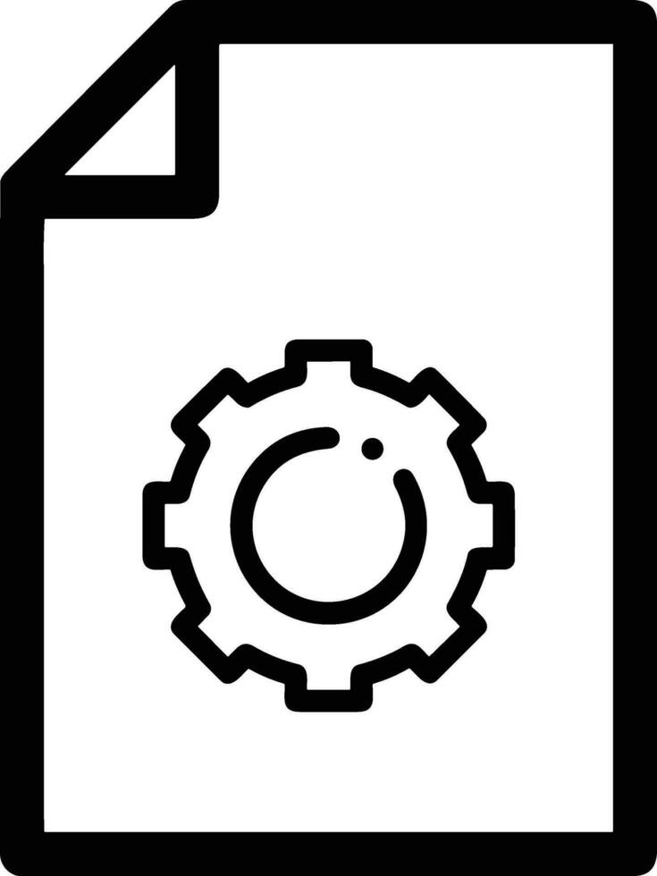 Gear setting symbol icon vector image. Illustration of the industrial wheel mechine mechanism design image