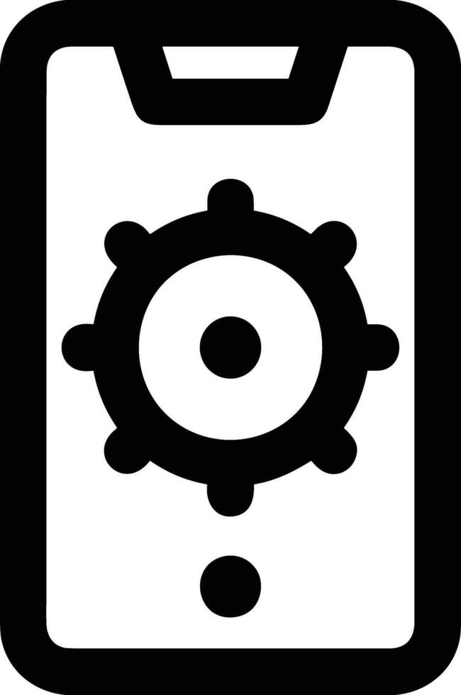 Gear setting symbol icon vector image. Illustration of the industrial wheel mechine mechanism design image