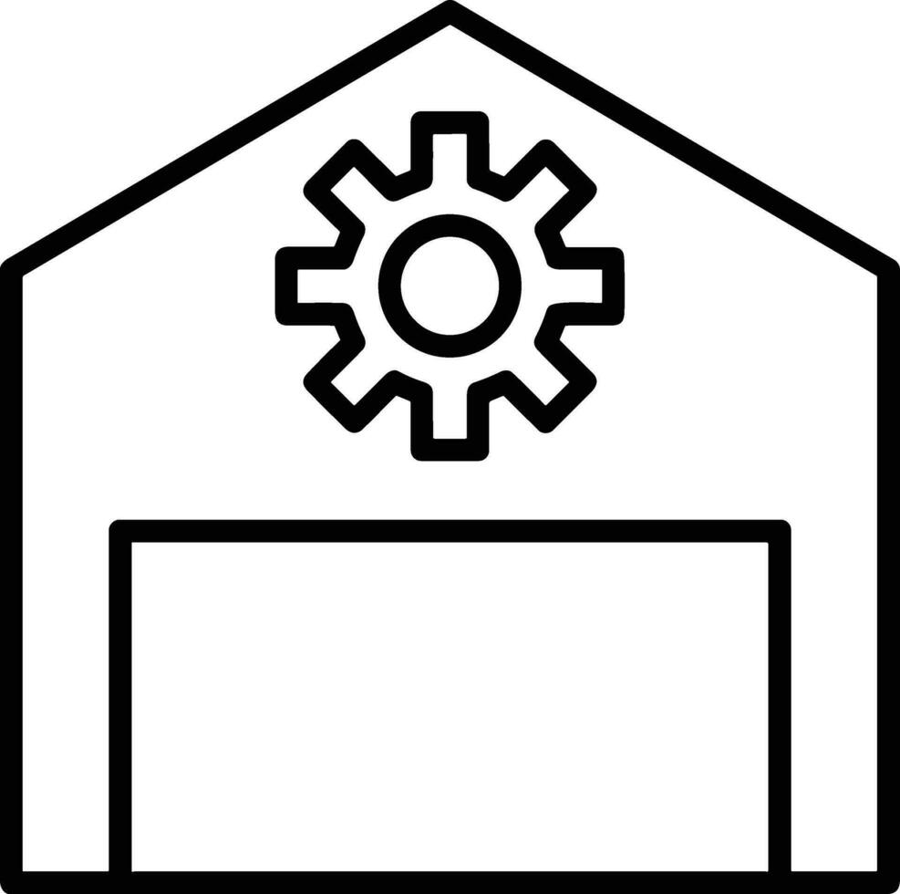 Gear setting symbol icon vector image. Illustration of the industrial wheel mechine mechanism design image