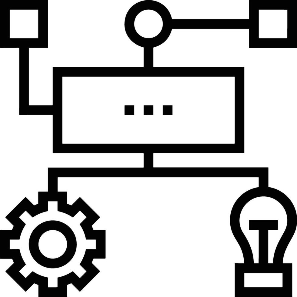 Gear setting symbol icon vector image. Illustration of the industrial wheel mechine mechanism design image