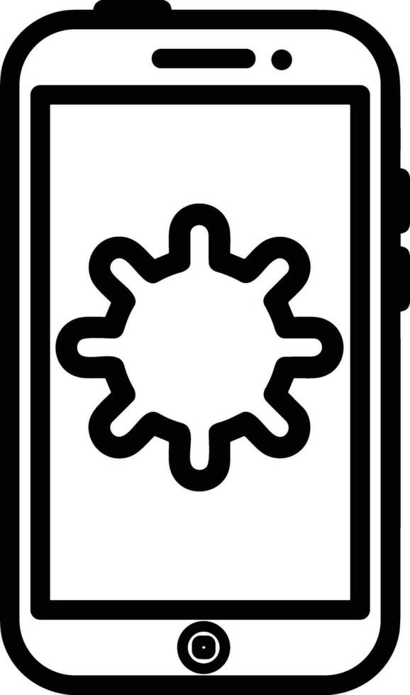 Gear setting symbol icon vector image. Illustration of the industrial wheel mechine mechanism design image