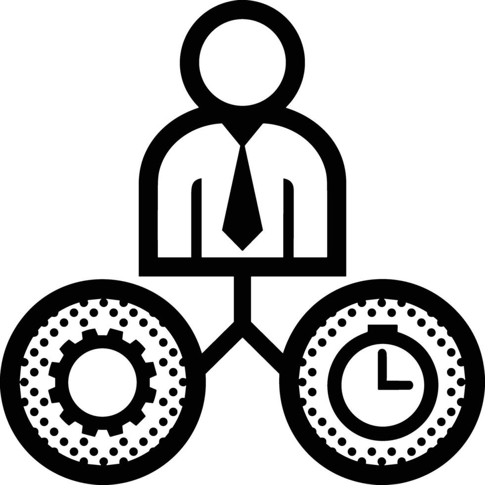 Gear setting symbol icon vector image. Illustration of the industrial wheel mechine mechanism design image