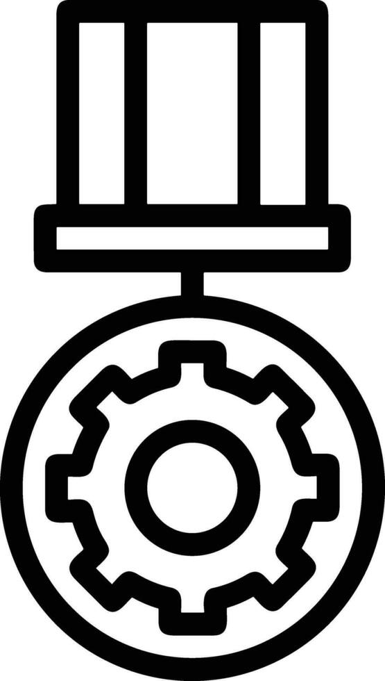 Gear setting symbol icon vector image. Illustration of the industrial wheel mechine mechanism design image