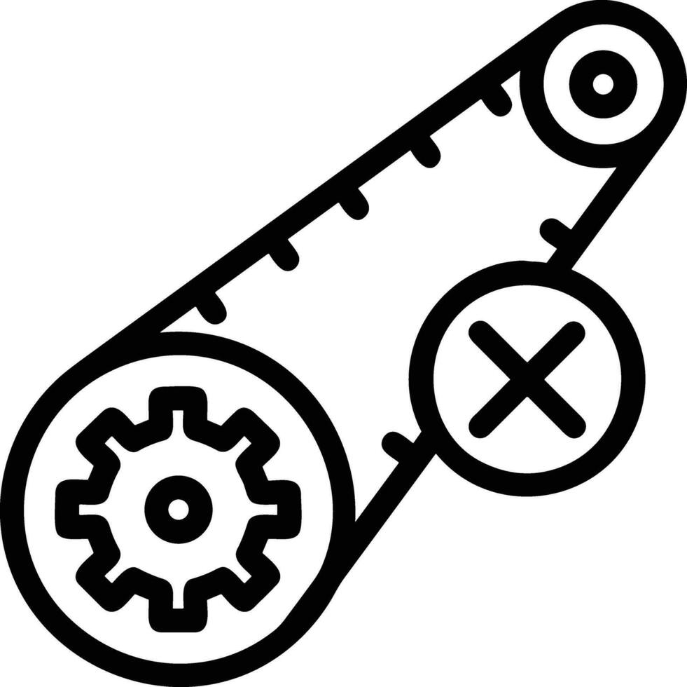 Gear setting symbol icon vector image. Illustration of the industrial wheel mechine mechanism design image