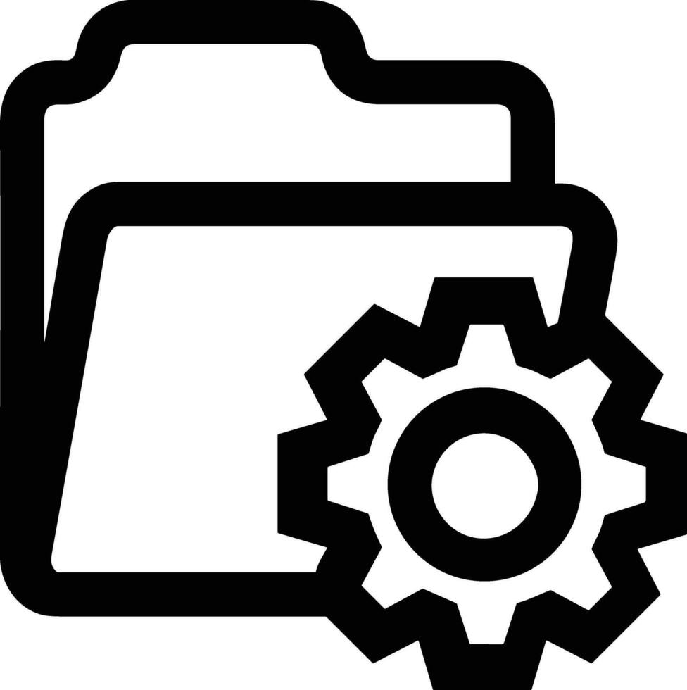 Gear setting symbol icon vector image. Illustration of the industrial wheel mechine mechanism design image