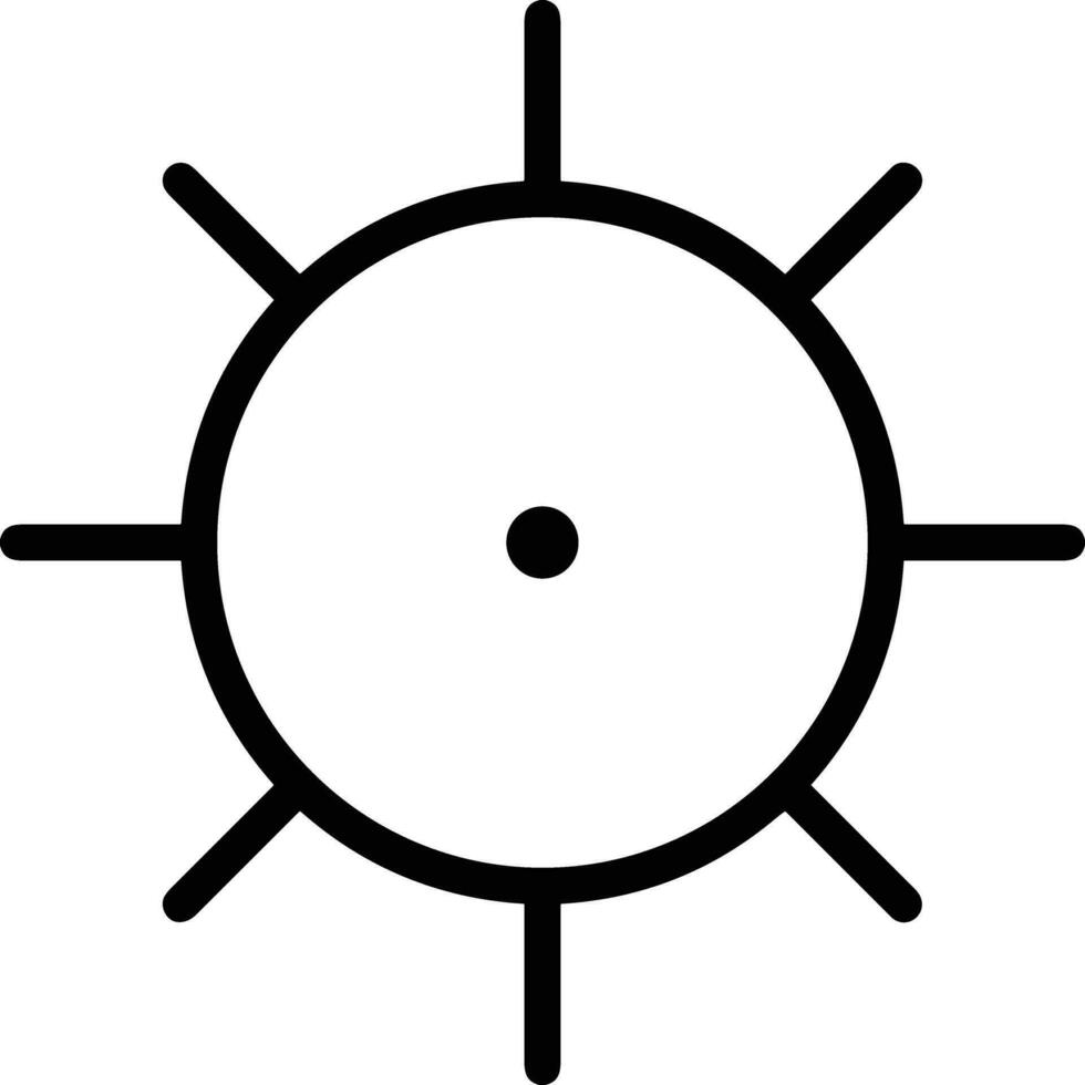 Gear setting symbol icon vector image. Illustration of the industrial wheel mechine mechanism design image