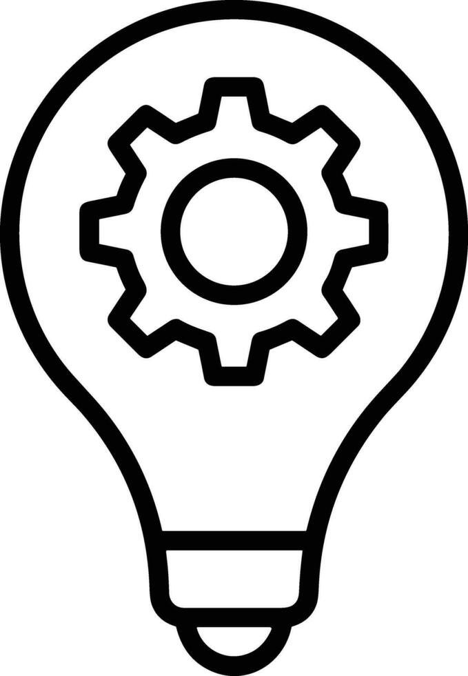Gear setting symbol icon vector image. Illustration of the industrial wheel mechine mechanism design image