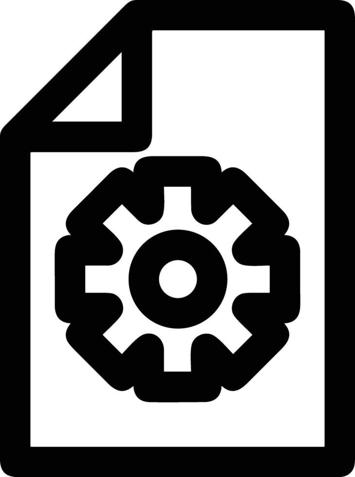 Gear setting symbol icon vector image. Illustration of the industrial wheel mechine mechanism design image