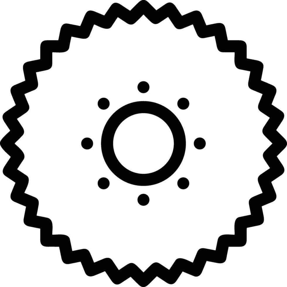 Gear setting symbol icon vector image. Illustration of the industrial wheel mechine mechanism design image