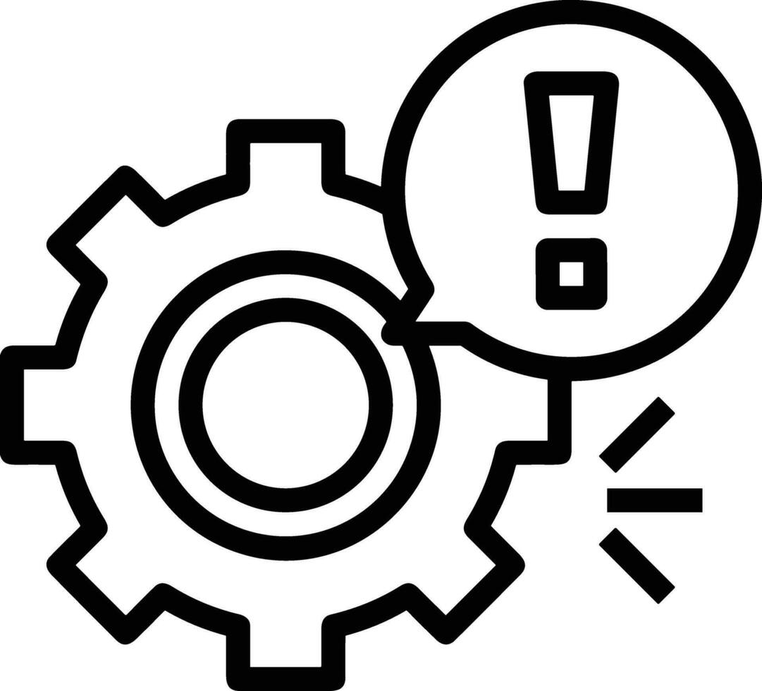 Gear setting symbol icon vector image. Illustration of the industrial wheel mechine mechanism design image