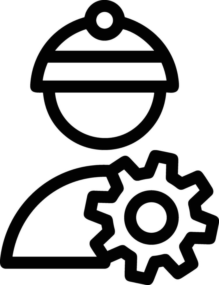 Gear setting symbol icon vector image. Illustration of the industrial wheel mechine mechanism design image