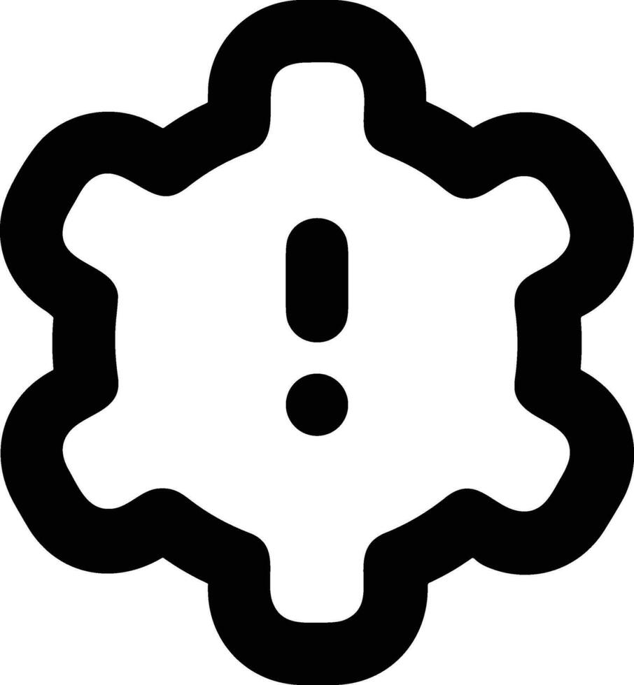 Gear setting symbol icon vector image. Illustration of the industrial wheel mechine mechanism design image