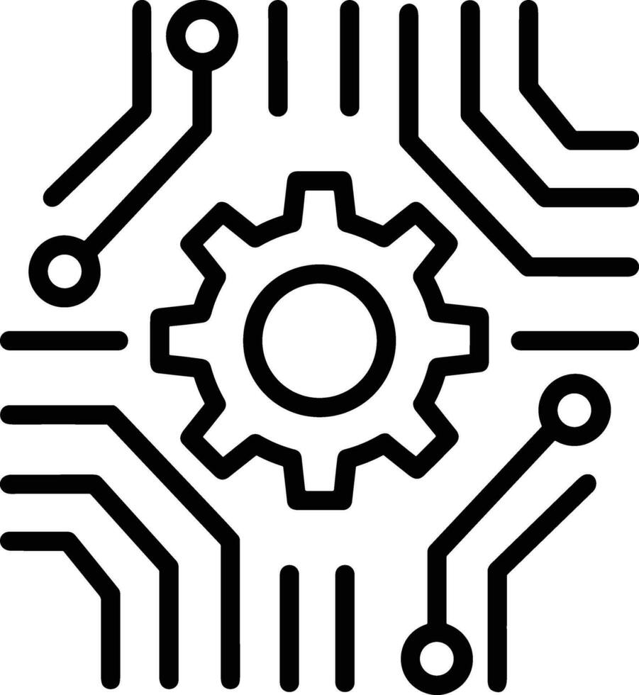 Gear setting symbol icon vector image. Illustration of the industrial wheel mechine mechanism design image