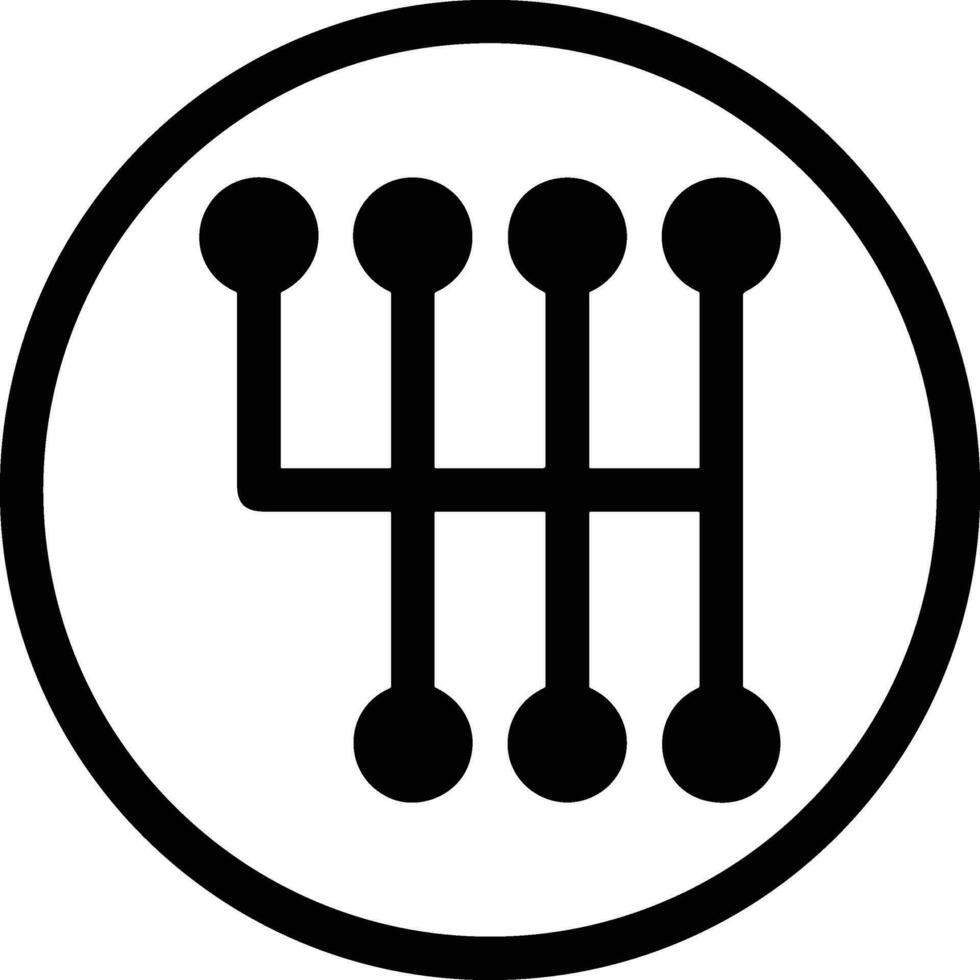 Gear setting symbol icon vector image. Illustration of the industrial wheel mechine mechanism design image