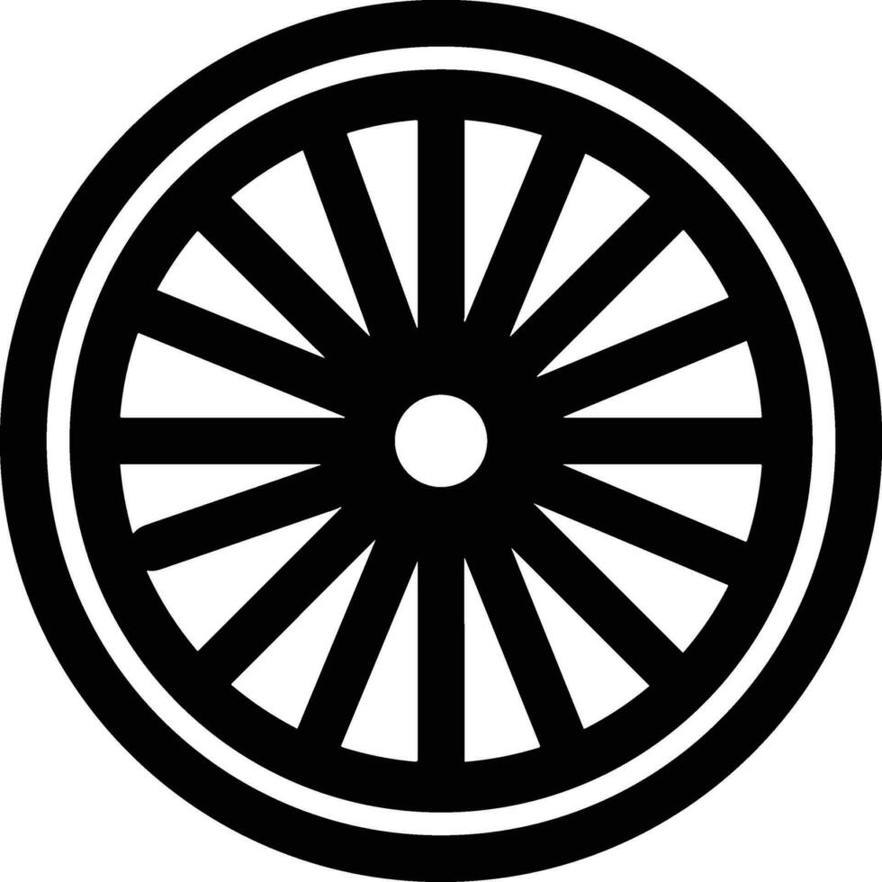 Gear setting symbol icon vector image. Illustration of the industrial wheel mechine mechanism design image