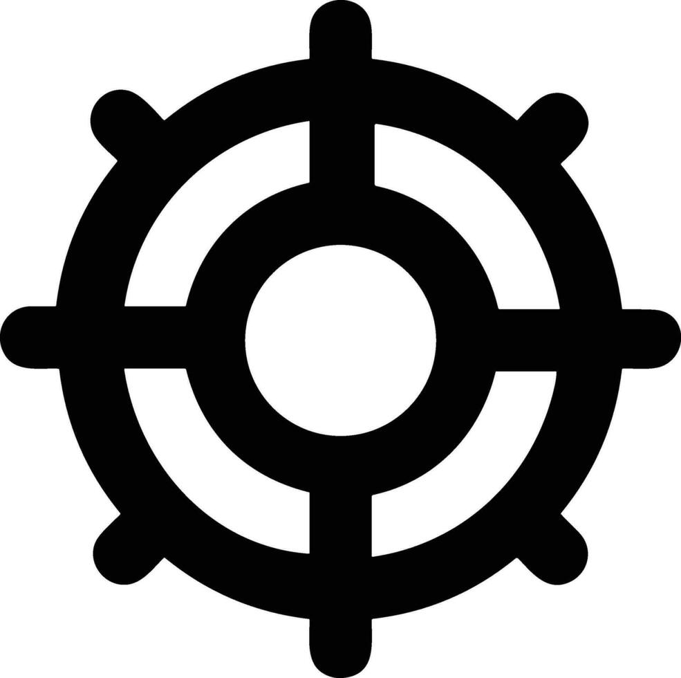 Gear setting symbol icon vector image. Illustration of the industrial wheel mechine mechanism design image