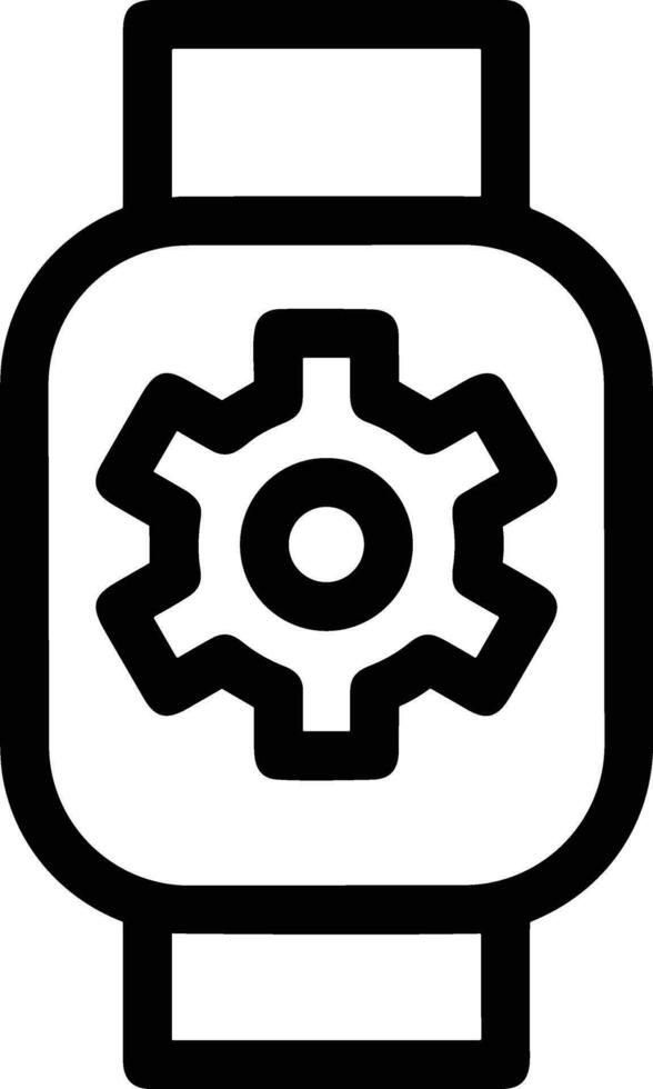Gear setting symbol icon vector image. Illustration of the industrial wheel mechine mechanism design image