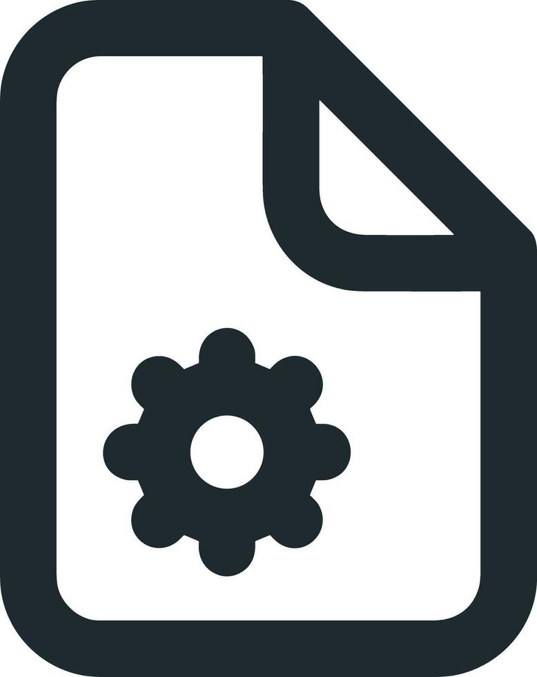 Gear setting symbol icon vector image. Illustration of the industrial wheel mechine mechanism design image