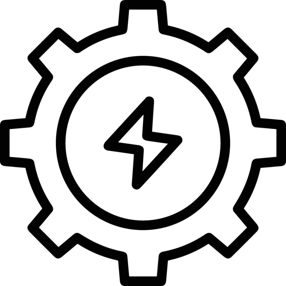 Gear setting symbol icon vector image. Illustration of the industrial wheel mechine mechanism design image