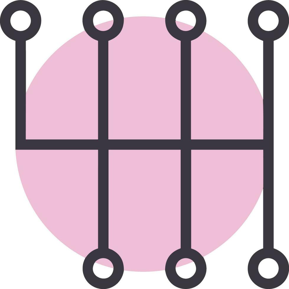 Gear setting symbol icon vector image. Illustration of the industrial wheel mechine mechanism design image