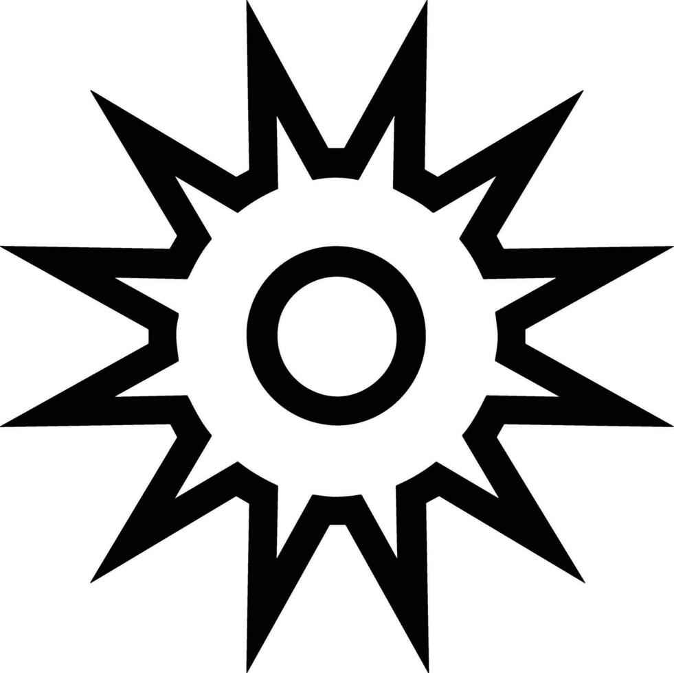 Gear setting symbol icon vector image. Illustration of the industrial wheel mechine mechanism design image