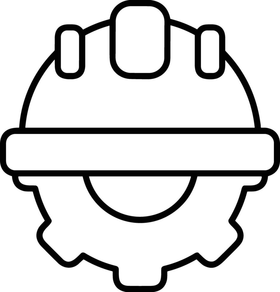 Gear setting symbol icon vector image. Illustration of the industrial wheel mechine mechanism design image